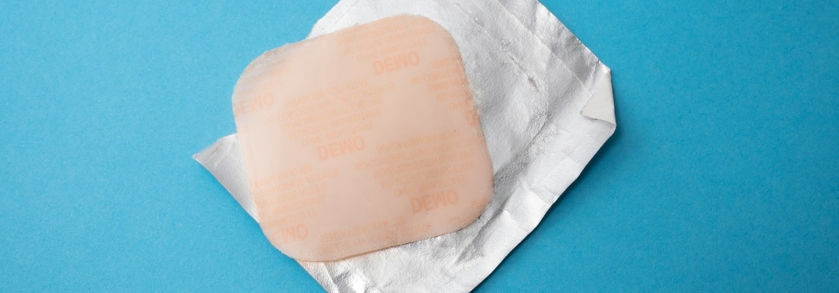 square brown tissue and white paper pack